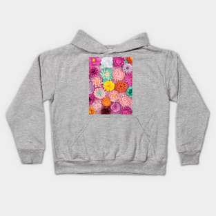 Floral pattern colouful Kids Hoodie